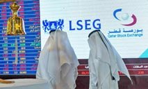 بورصة‭ ‬قطر‭ ‬تغلق‭ ‬في‭ ‬المنطقة‭ ‬الخضراء‭ ‬