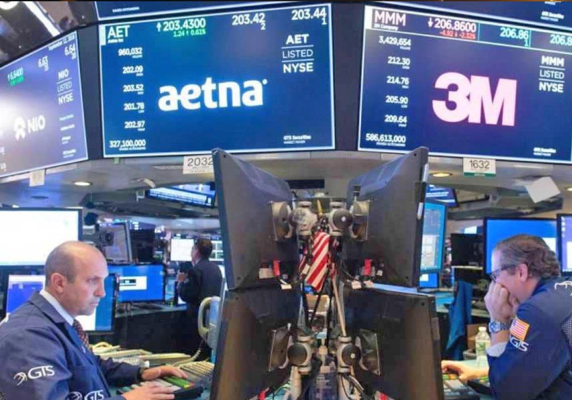 مؤشرات‭ ‬وول‭ ‬ستريت‭ ‬ترتفع‭ ‬وسط‭ ‬ترقب‭ ‬لنتائج‭ ‬عمالقة‭ ‬التكنولوجيا