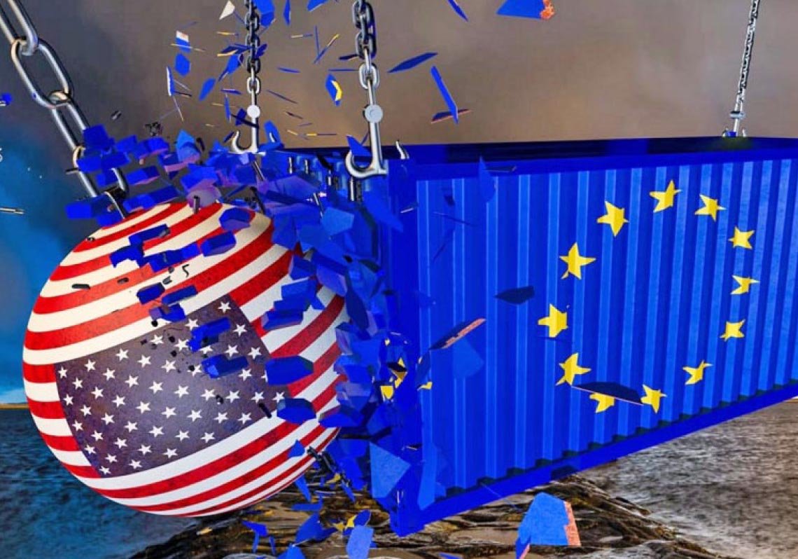 الحرب‭ ‬التجارية‭ ‬تشتعل‭.. ‬أوروبا‭ ‬‮«‬تنتفض‮»‬‭ ‬ضد‭ ‬رسوم‭ ‬ترامب‭ ‬الجمركية